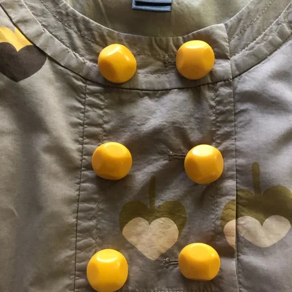 Marc by Marc Jacobs Y2K Heart Leaves Pinafore Dress. - Picture 5 of 8